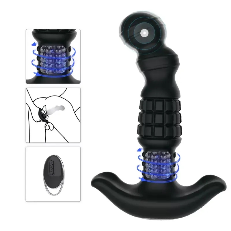 La Cuiller 360 Rotating Vibrating Remote Anal Plug