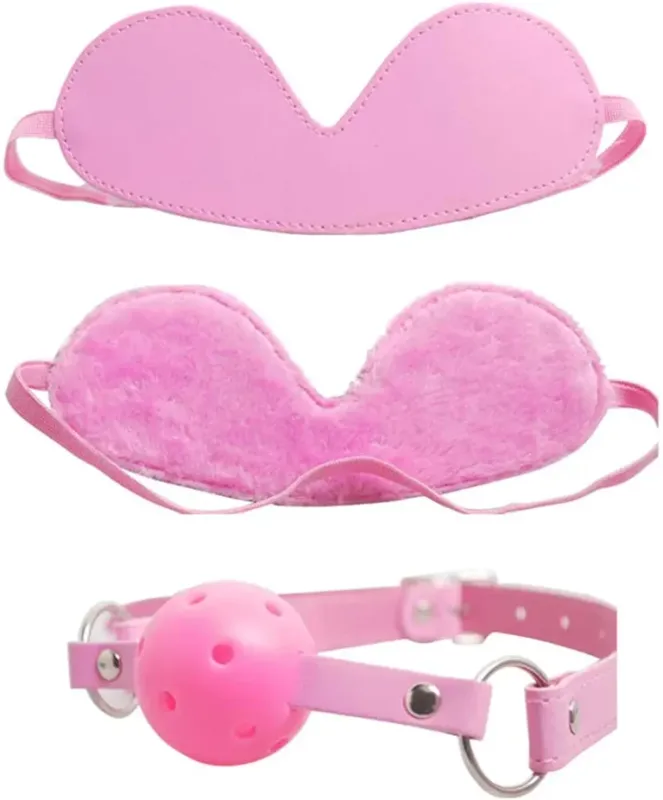 KinX Pink Luxury Bondage Set ( 14 Pieces)