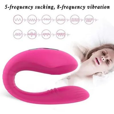 Diversion Couples Sucking Vibrator With Remote Control