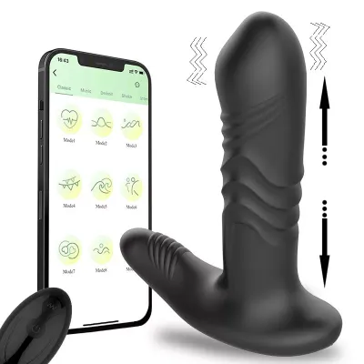 Pro Zone Anal'Lux App Controlled Thrusting Vibrating Plug