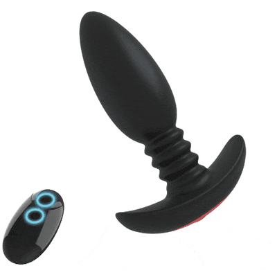 AcePro Vibrating Thrusting Anal Plug + Remote Control