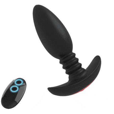 AcePro Vibrating Thrusting Anal Plug + Remote Control