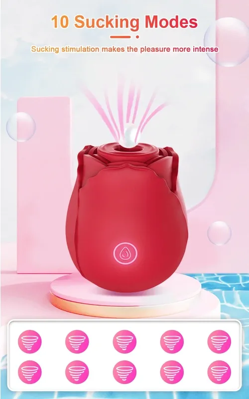 Vivicia Rose Sucking Vibrator