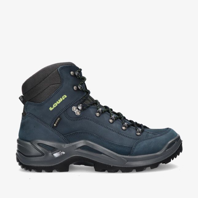 Lowa Renegade Mid donkerblauw/lime