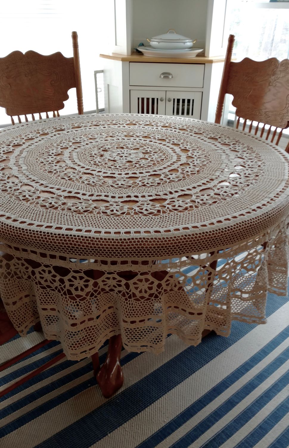 Circular Table Cloth, Size: Large