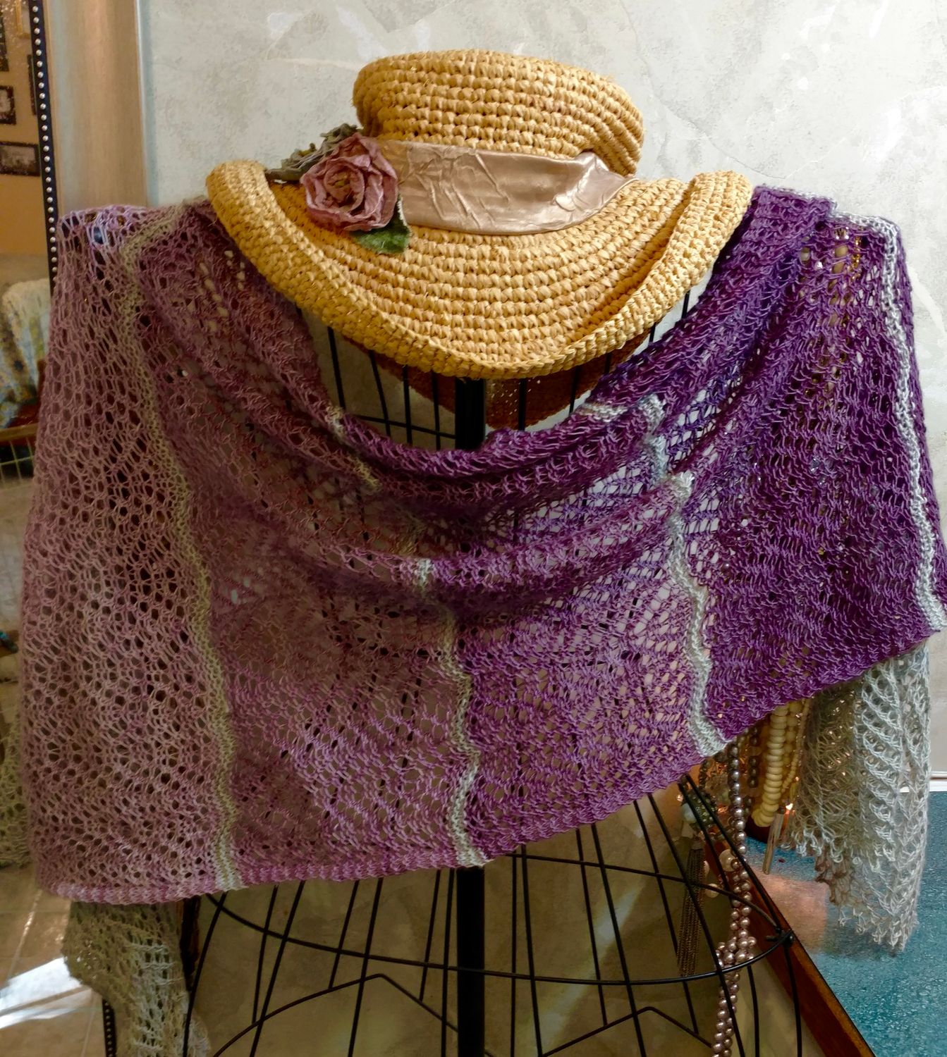 Softly Spoken Shawl, Size: Medium