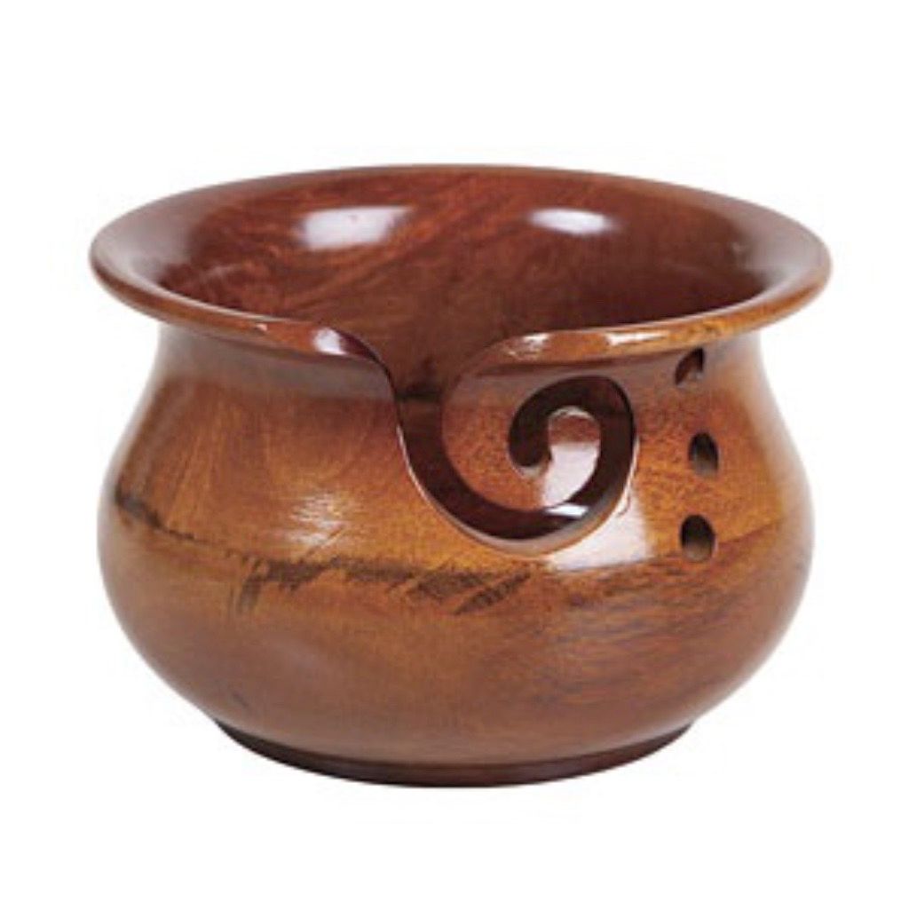 Knit Picks - Yarn Bowl, Color: Dark Brown