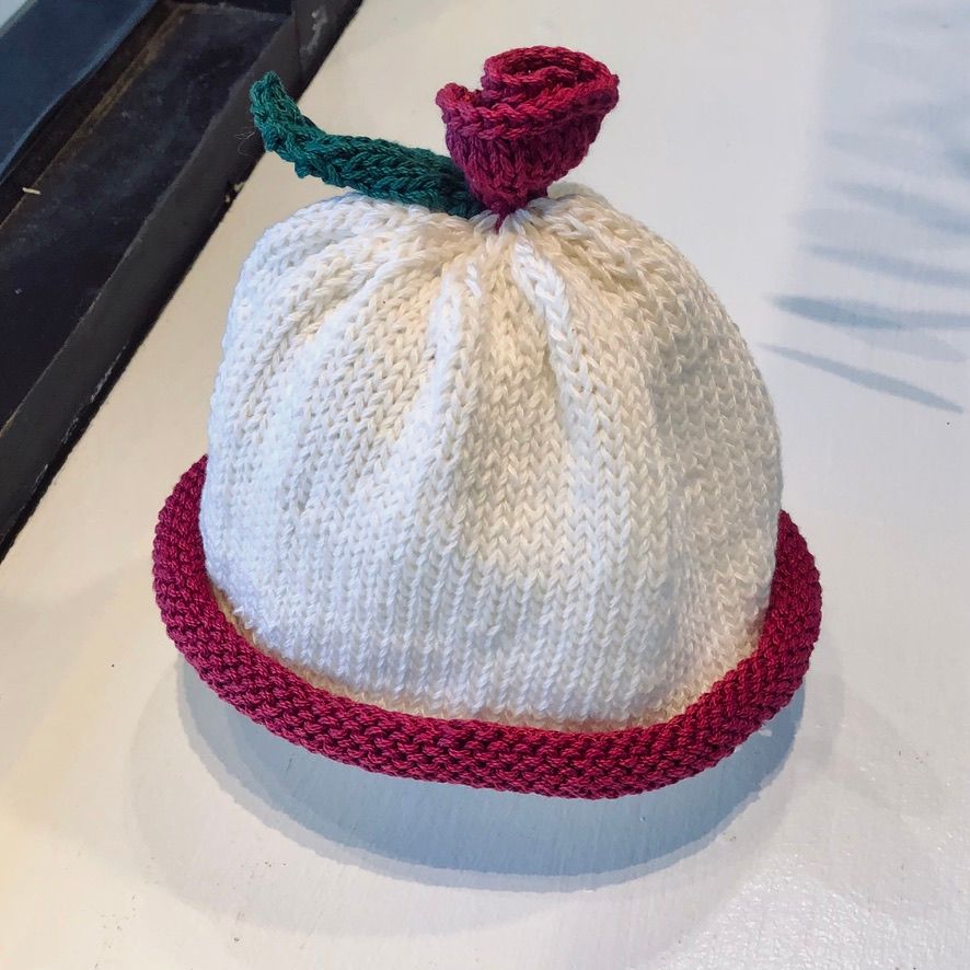 Rose Hat, Size: 0-6 months