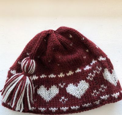 Hearts Hat