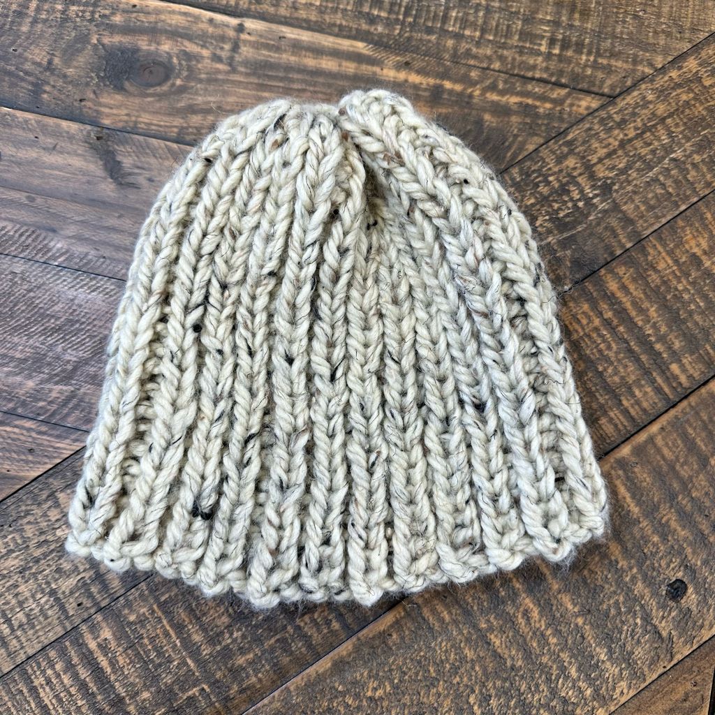 Tweed Super Bulky Full Rib Beanie