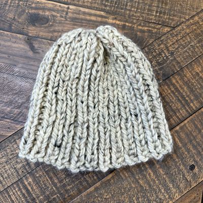 Tweed Super Bulky Full Rib Beanie