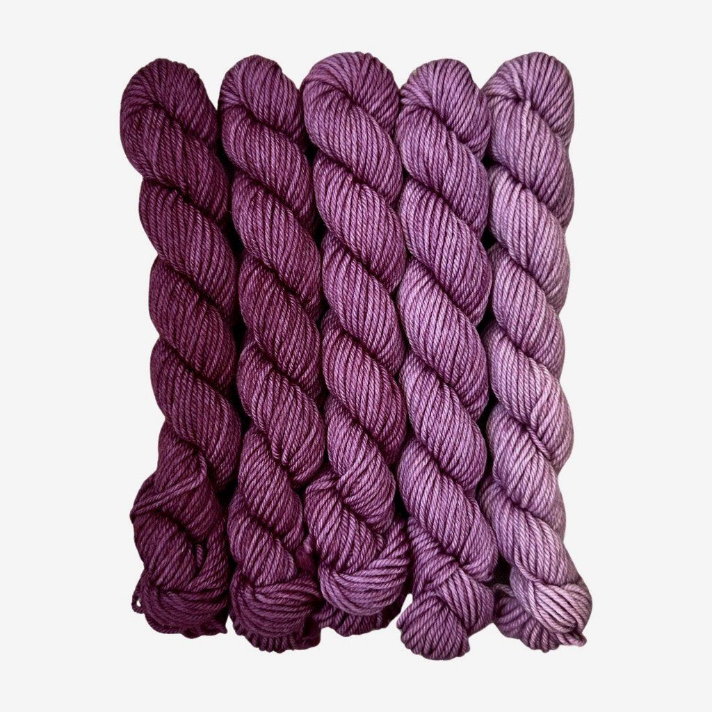 Fuzzy Fiberz - Mini Fade Set - 5 Skeins