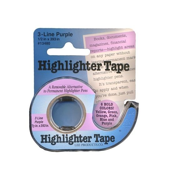 Lee Products - Highlighter Tape