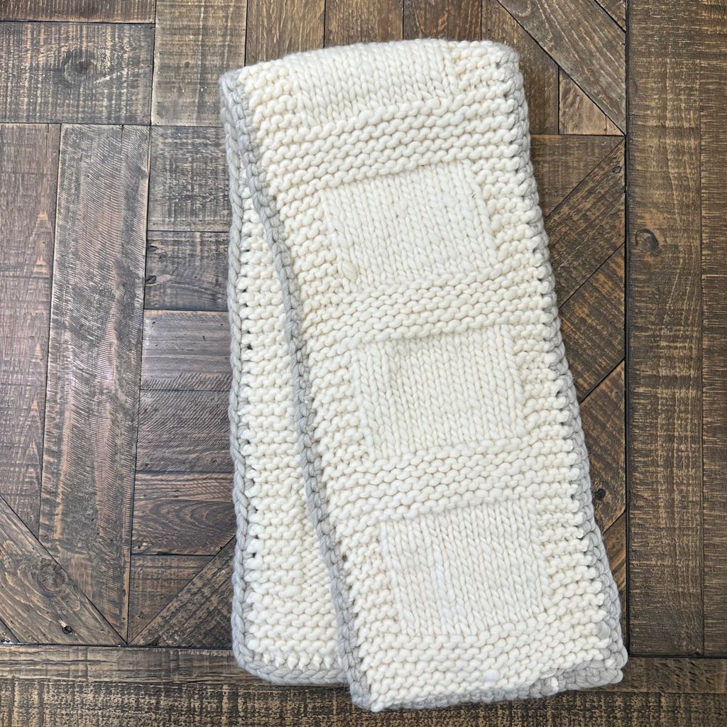 Ivory Super Bulky Scarf