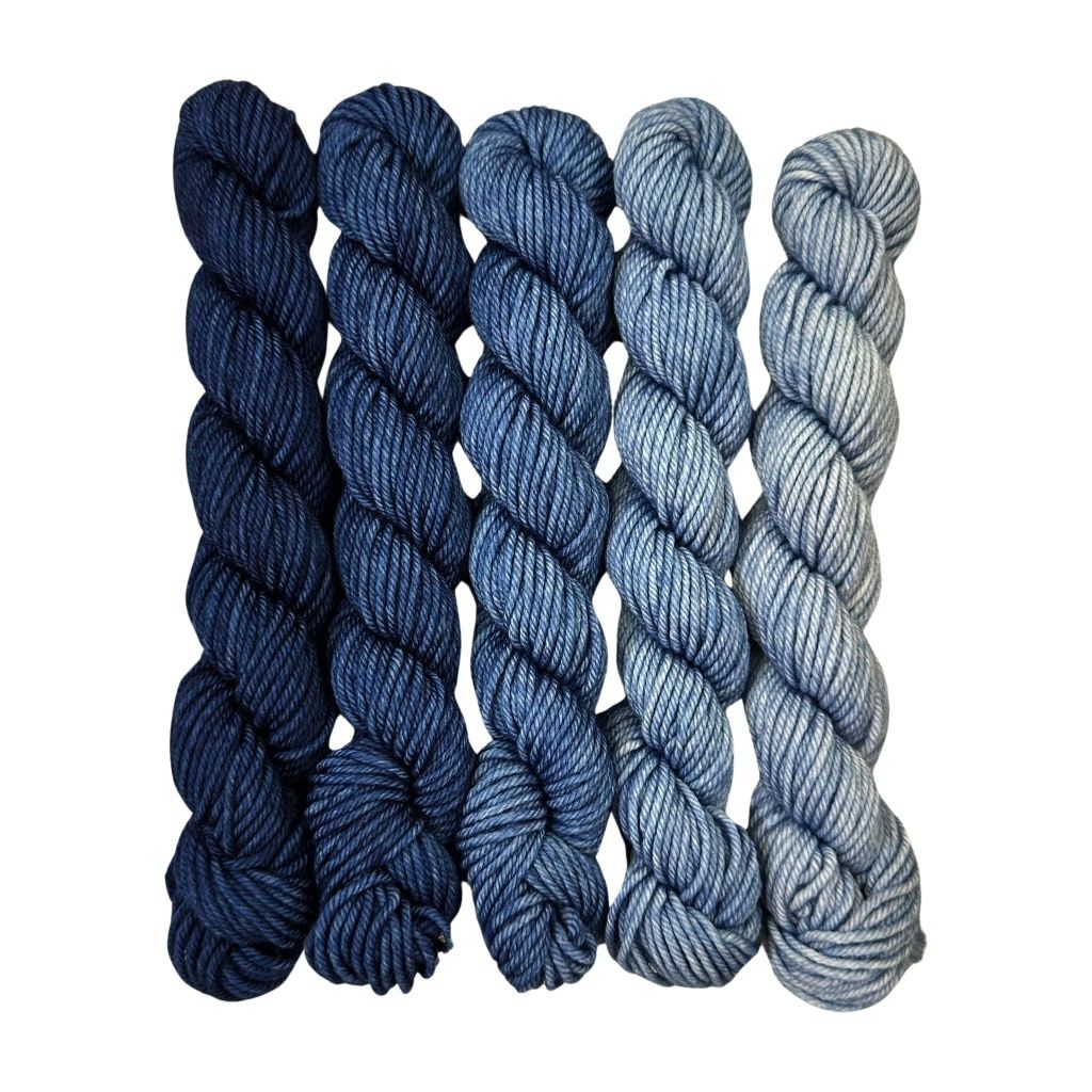Fuzzy Fiberz - Mini Fade Set - 5 Skeins
