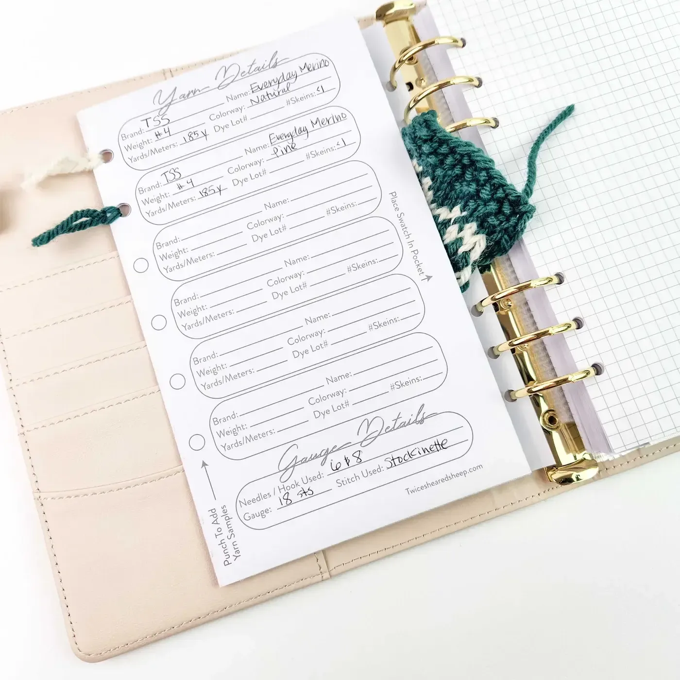 Project Journal Planner - Spring Floral