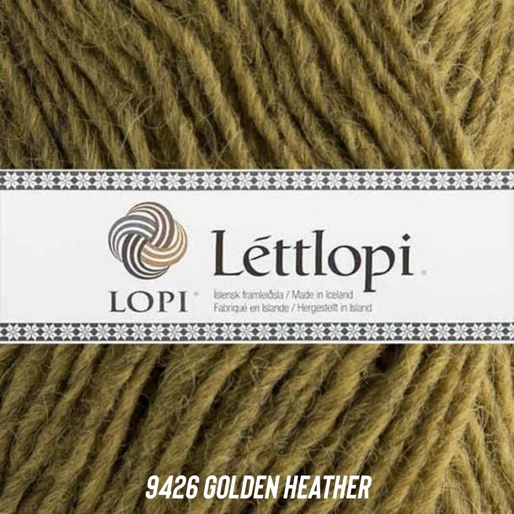 Lettlopi, Color: 9426 Golden Heather, Weight: Aran