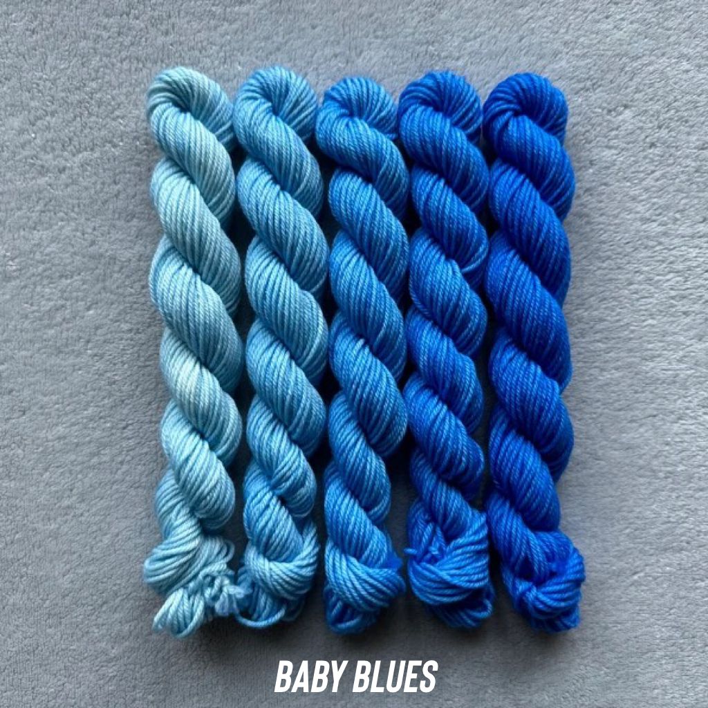 Fuzzy Fiberz - Mini Fade Set - 5 Skeins