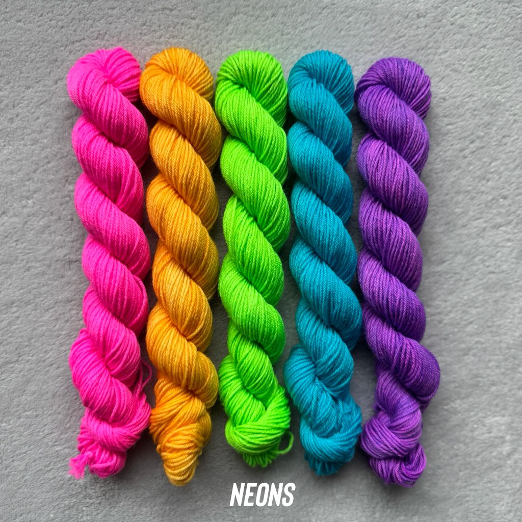 Fuzzy Fiberz - Mini Fade Set - 5 Skeins