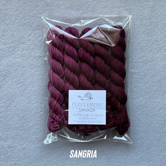 Fuzzy Fiberz - Mini Fade Set 5 skeins - Worsted