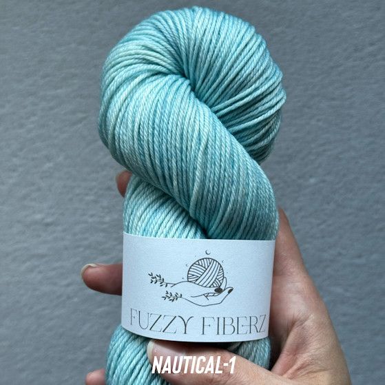 Fuzzy Fiberz - DK, Color: Nautical - 1, Weight: DK