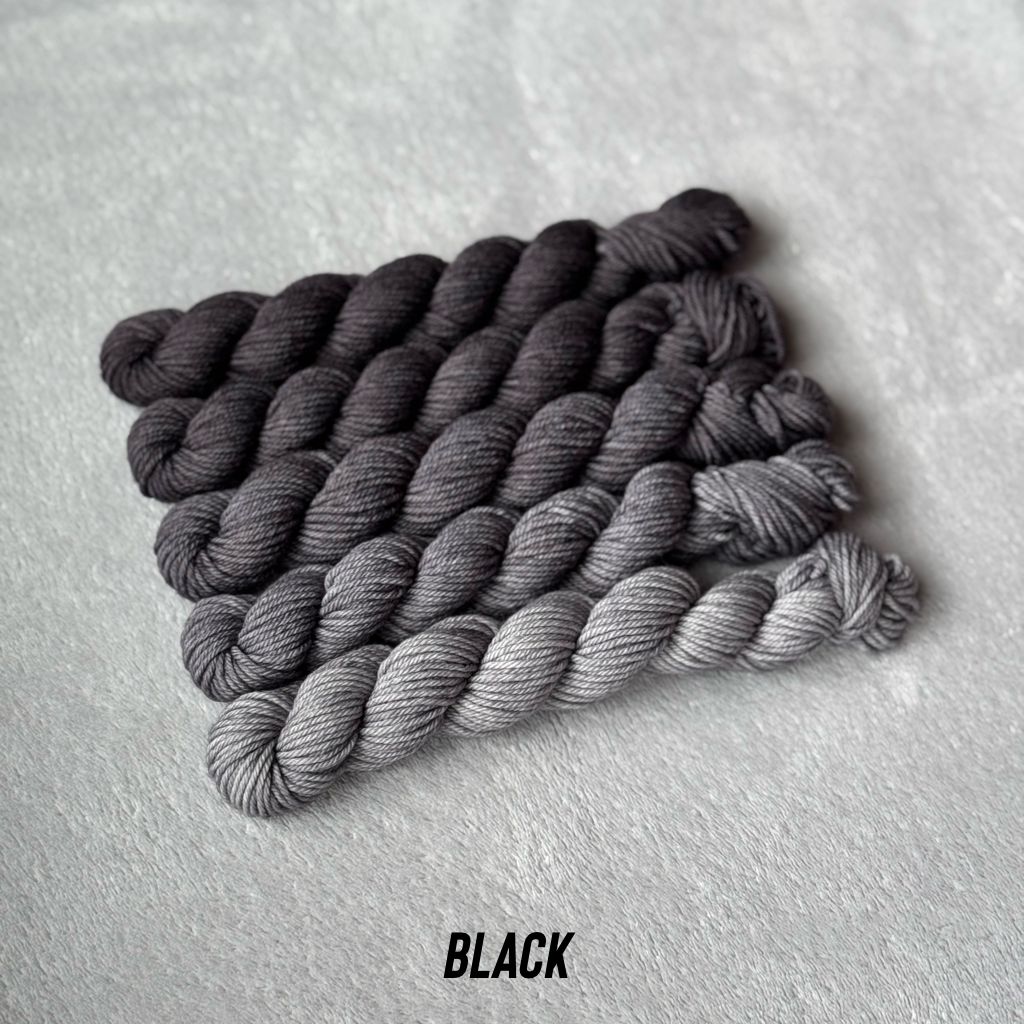 Fuzzy Fiberz - Mini Fade Set - 5 Skeins
