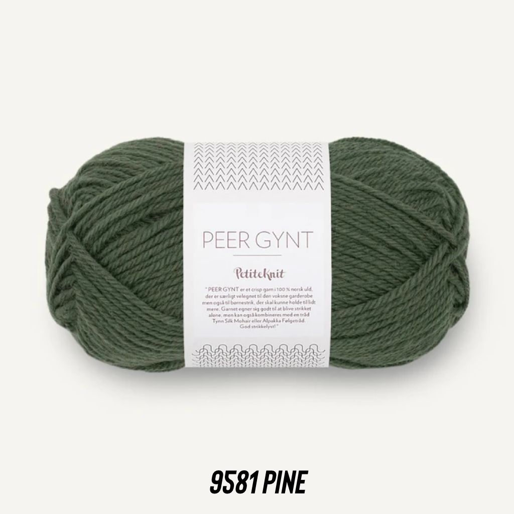 Sandnes Garn - Peer Gynt PetiteKnit, Color: Pine 9581, Size: DK