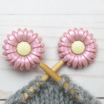 Stitch Stoppers - Shimmer Daisy - Pink