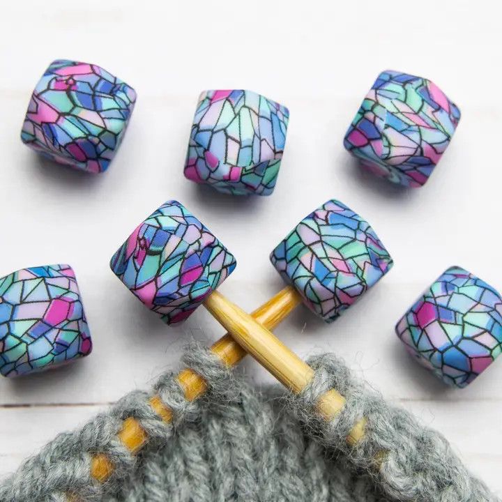 Stitch Stopper - Stained Glass Hexagon