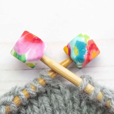 Stitch Stoppers - Spring Floral Hexagon