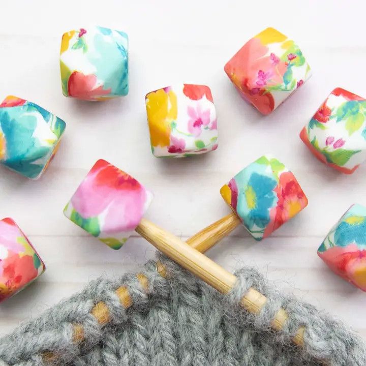 Stitch Stoppers - Spring Floral Hexagon