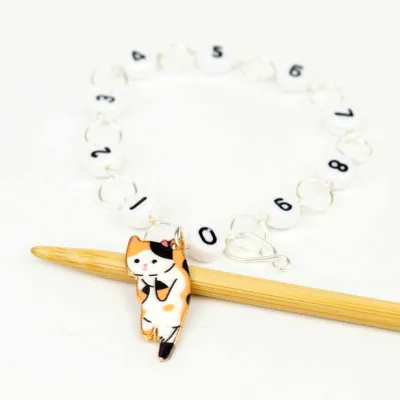 Calico Cat Circle Chain Row Counter - Medium