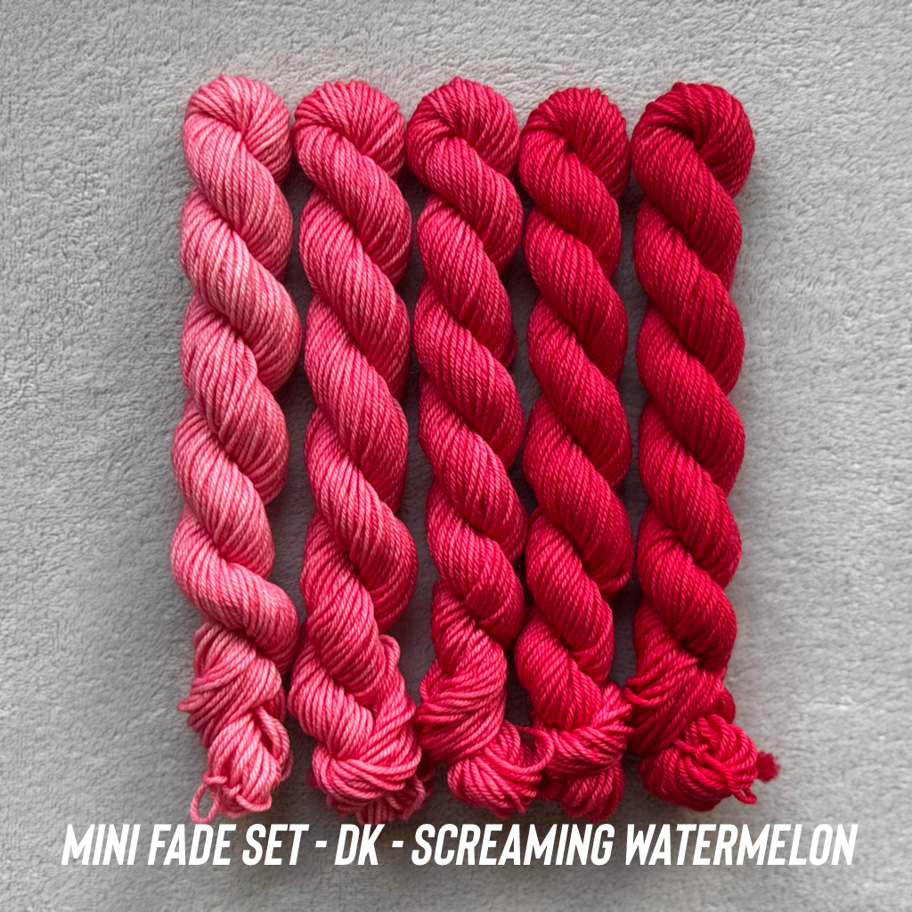 Fuzzy Fiberz - Mini Fade Set - 5 Skeins