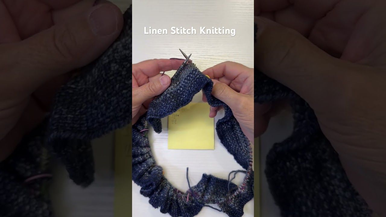 Knit - Linen Stitch - One Color