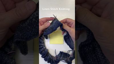 Knit - Linen Stitch - One Color
