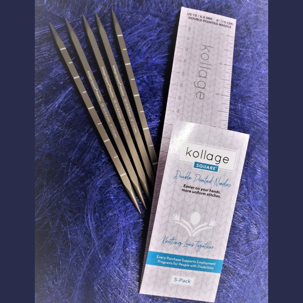 Kollage Square Double Point Needles - 5 pack