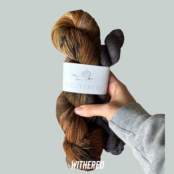 Fuzzy Fiberz - Sock Set, Color: Withered, Weight: Fingering