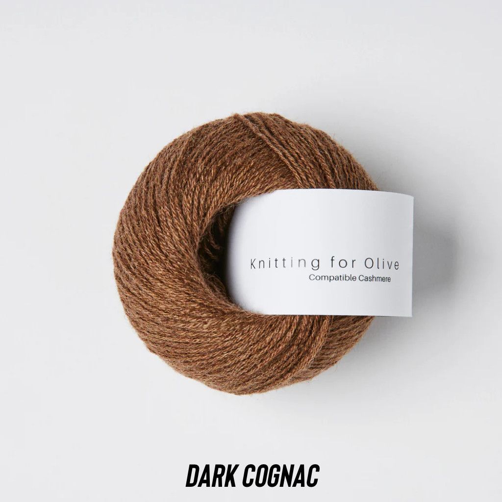 Knitting for Olive - Compatible Cashmere, Color: Dark Cognac, Weight: Lace