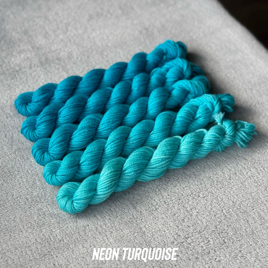 Fuzzy Fiberz - Mini Fade Set - 5 Skeins