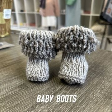 Baby Boots - 6 months old size - Laramie Wool