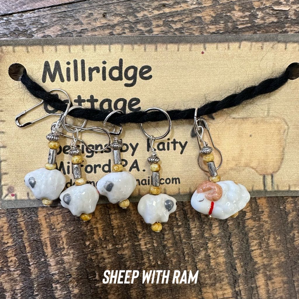 Stitch Markers - Sheep with Ram