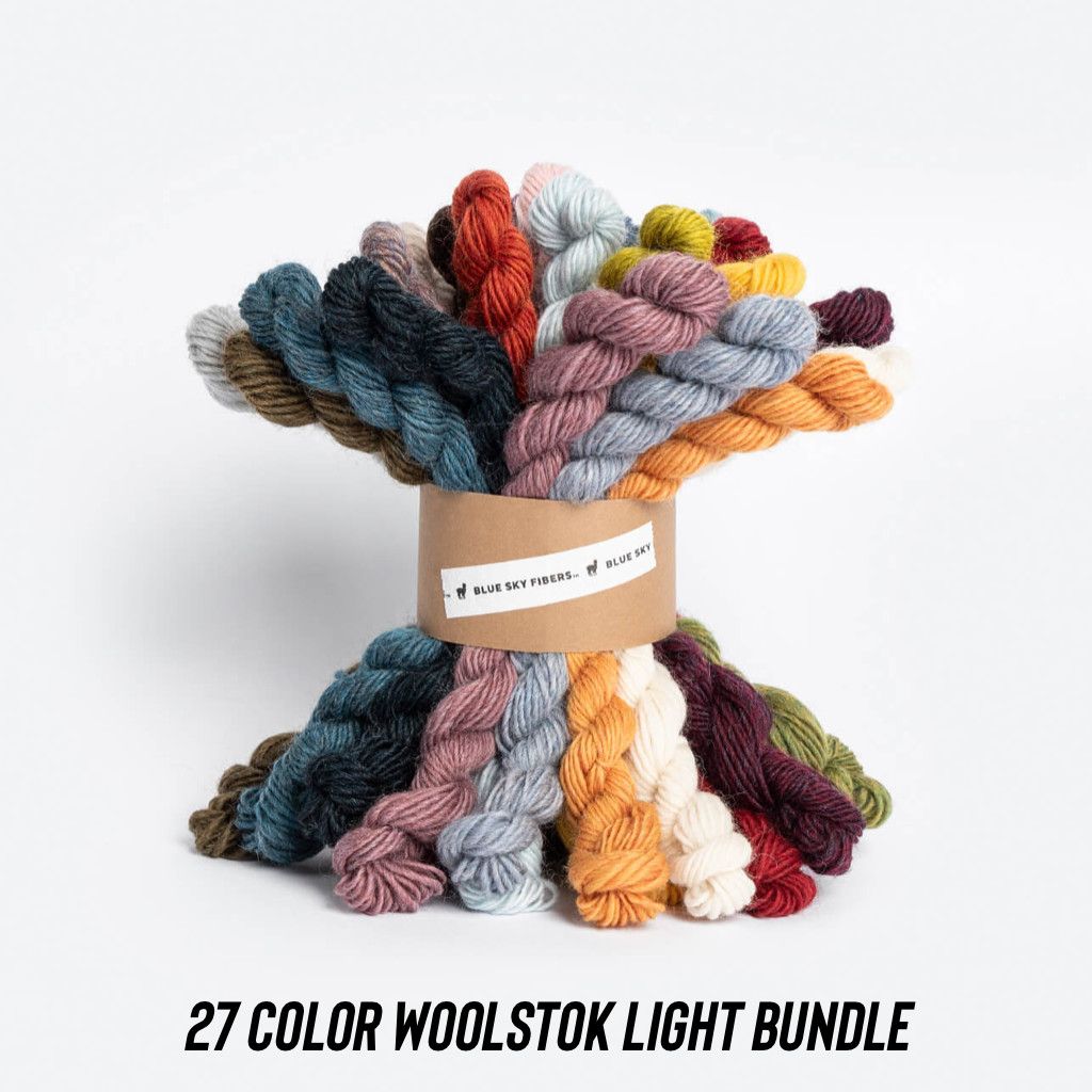 Blue Sky Fibers - 27 Color Woolstok Light Bundle 1315K