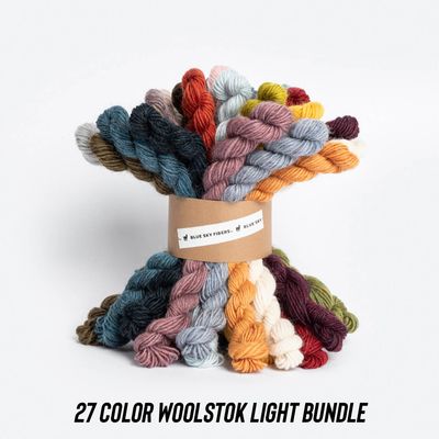 Blue Sky Fibers - 27 Color Woolstok Light Bundle 1315K