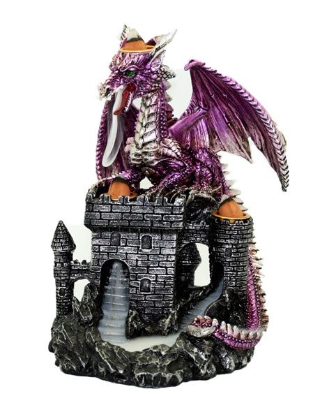 Triple Burner Dragon On Castle Backflow Burner