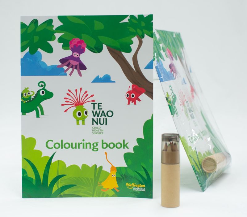 Kaitiaki Colouring Book/Pencils