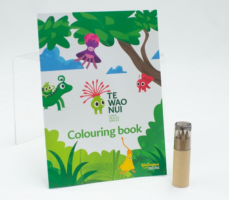 Kaitiaki Colouring Book/Pencils