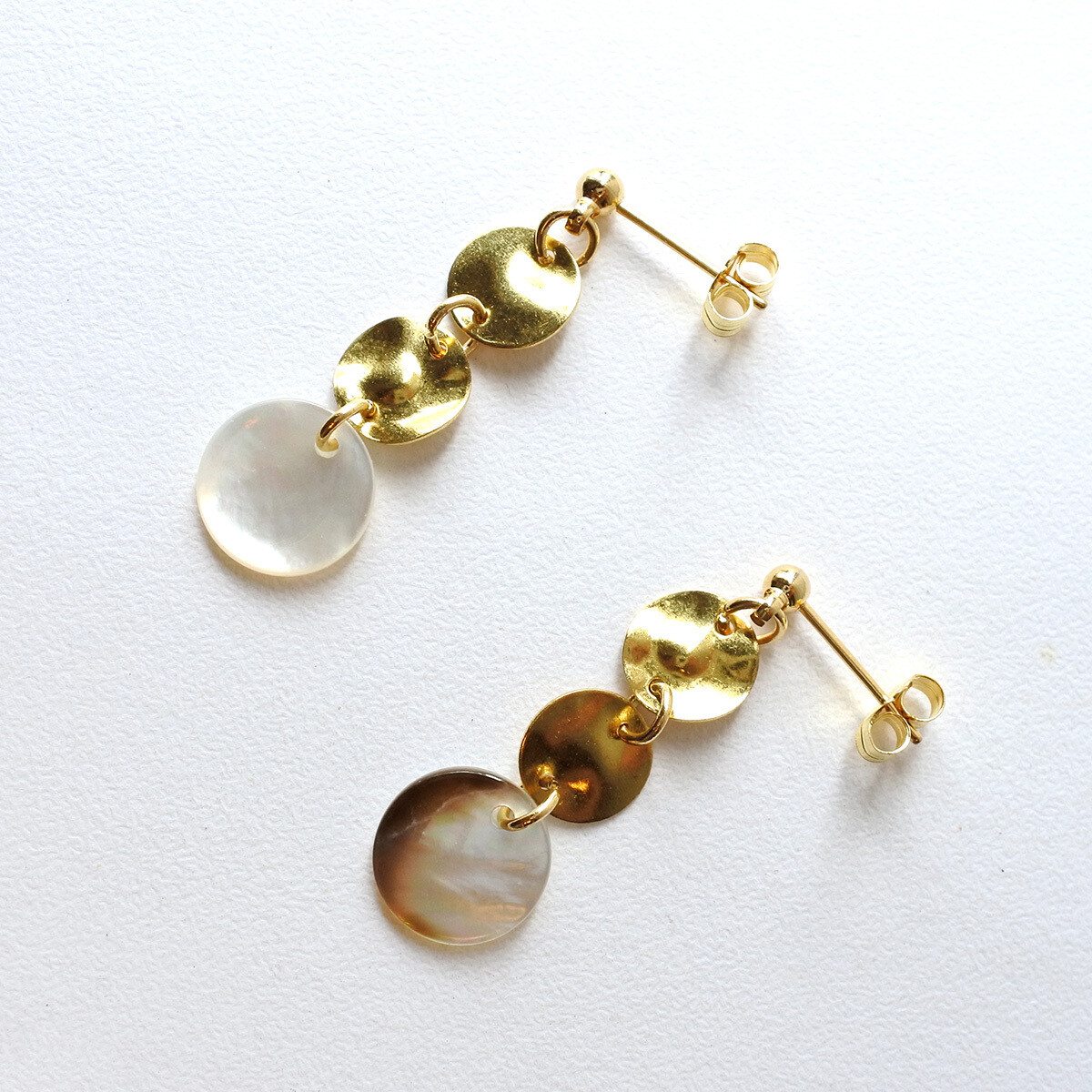 Tiny shell earrings — smart casual, style, accessories