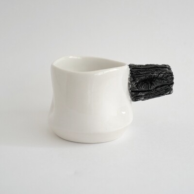 Carbon-based Life - blackandwhite, porcelain, handmade, coffee lovers, gift, espresso