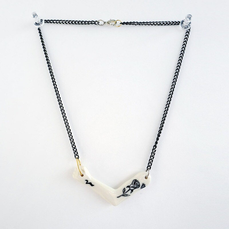 Tattoo arm necklace - Designer Shop, handmade Fashion Accessories, Limited Edition