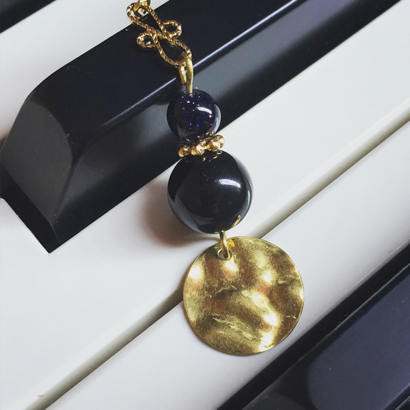 Shiny night- gold tone finishing, 925 silver, hook earrings, Free shipping